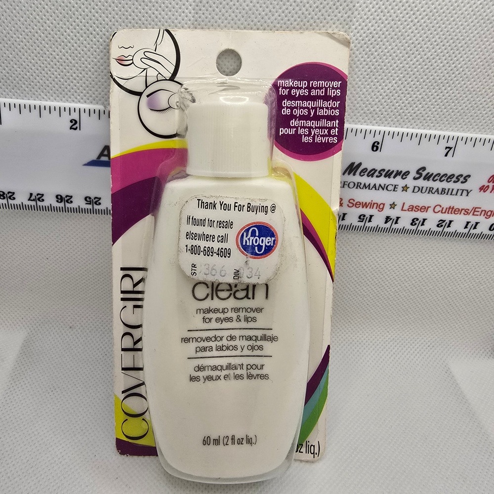 Covergirl Clean Makeup Remover for Eyes and Lips 2 fl oz 60ml New Discontinued